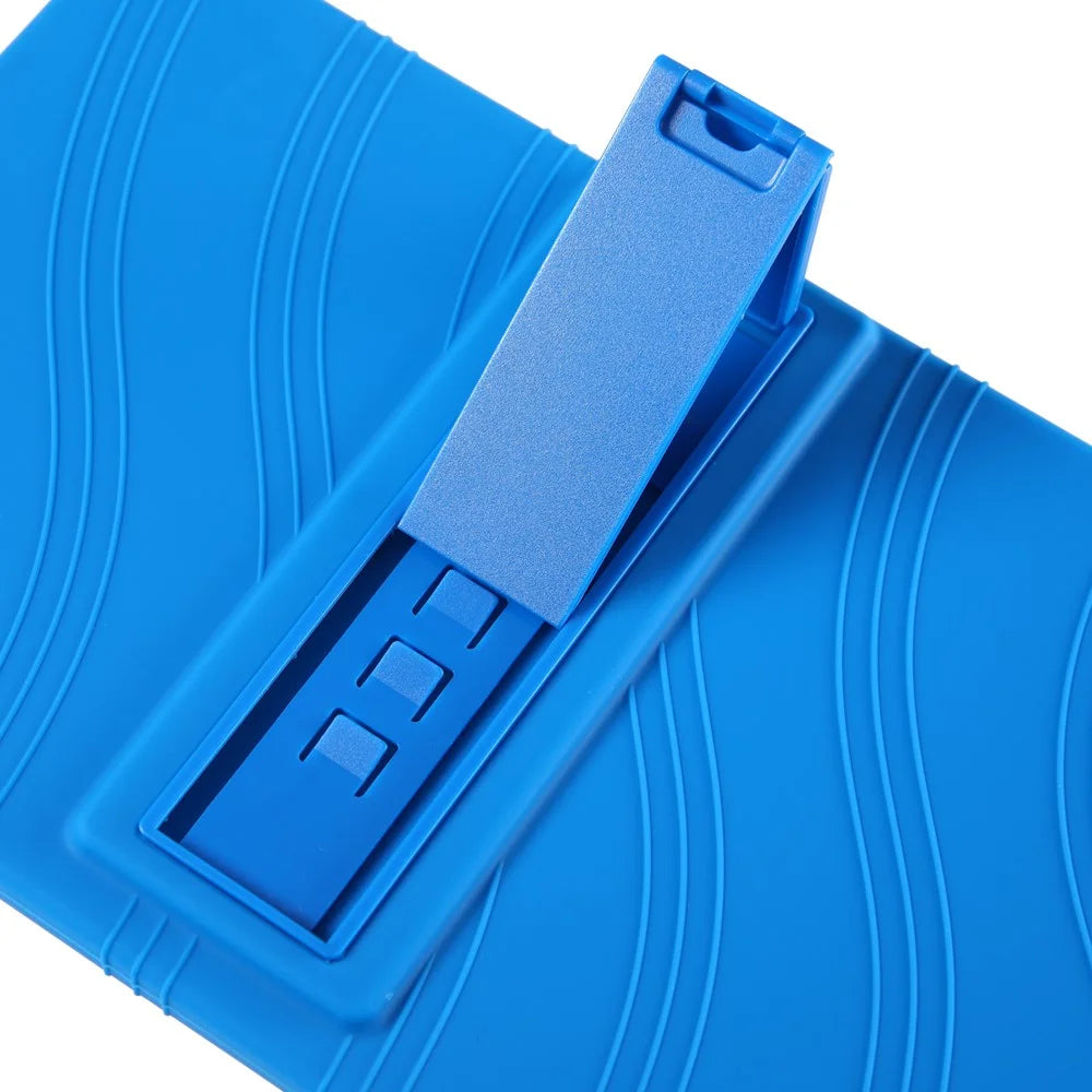 For Teclast T50 Pro Protective Cover Silicone Tablet Case Multiple Viewing Kickstand - Dark Blue - 6