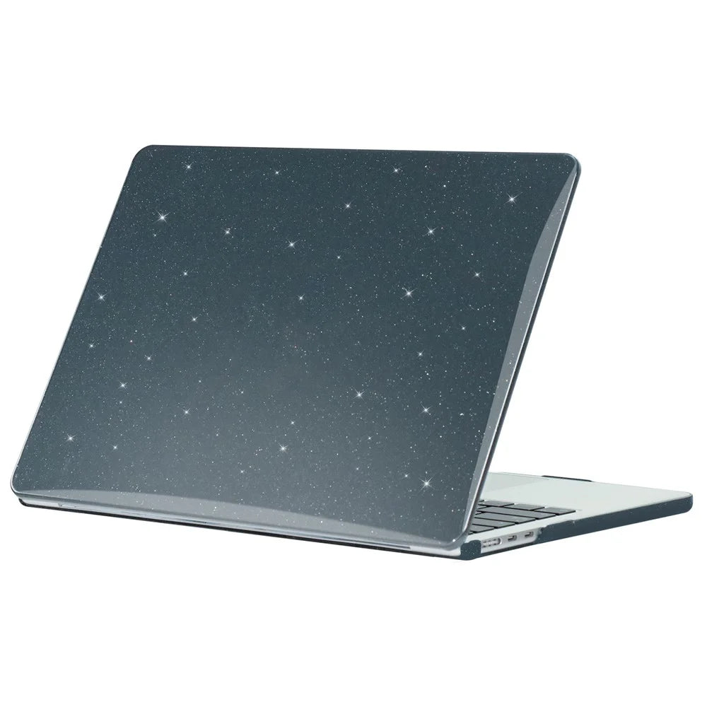 For MacBook Pro 13 inch (2016-2020) A1706 A1708 A1989 A2159 A2338 Laptop Case Starry Sky Hard PC Cover - Black - 2