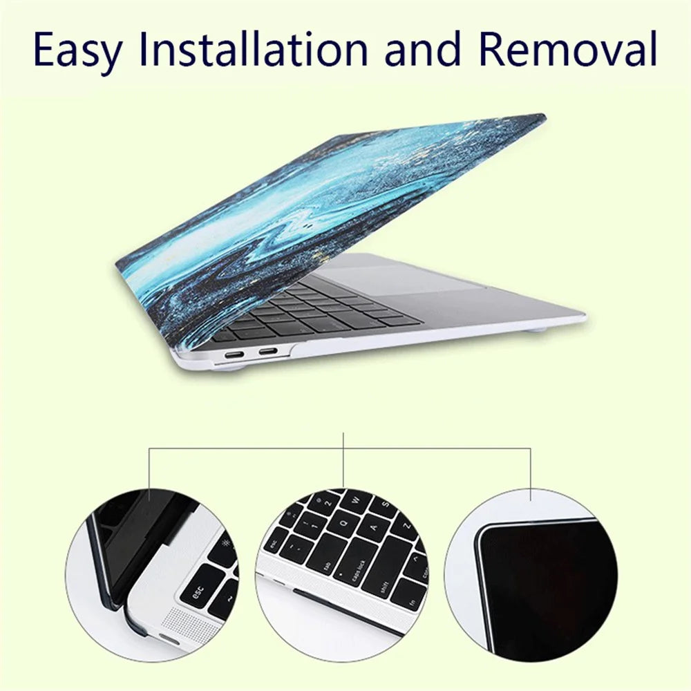 For MacBook Pro 16 inch (2026) A3429 A3428 / (2025) A3186 A3403 / (2024) A2991 / (2023) A2780 / (2021) A2485 PC Case Shockproof Slim Laptop Cover - DDC-020 - 3