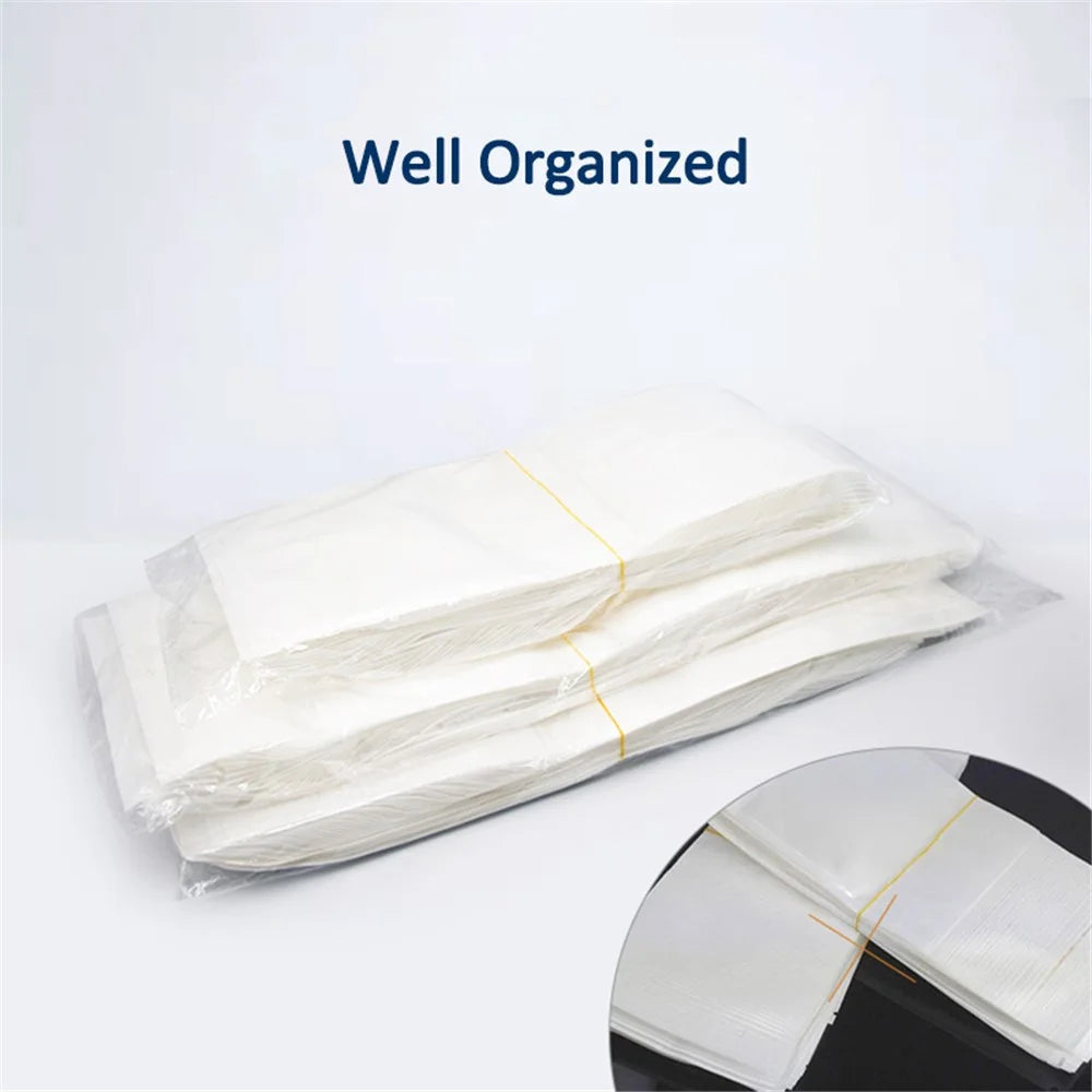 MX-030 100Pcs 23x33cm 14C Resealable Storage Pouches Pearl Film Bags for Mobile Accessories (BPA-free, No FDA Certification) - 5