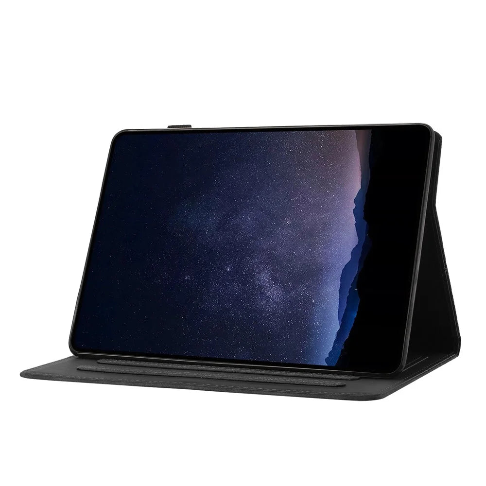 Leather Case for iPad Mini / Mini 2 / Mini 3 / Mini 4 / Mini (2019) 7.9 Inch Building Blocks Imprinted Tablet Cover - Black - 3