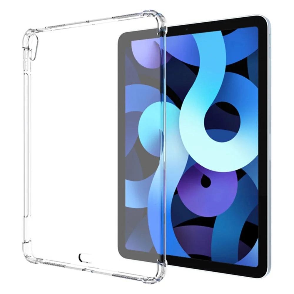 For iPad Air 11 (2026) / (2025) / (2024) Clear Tablet Case Four Corner Drop Protection TPU Back Cover - 1