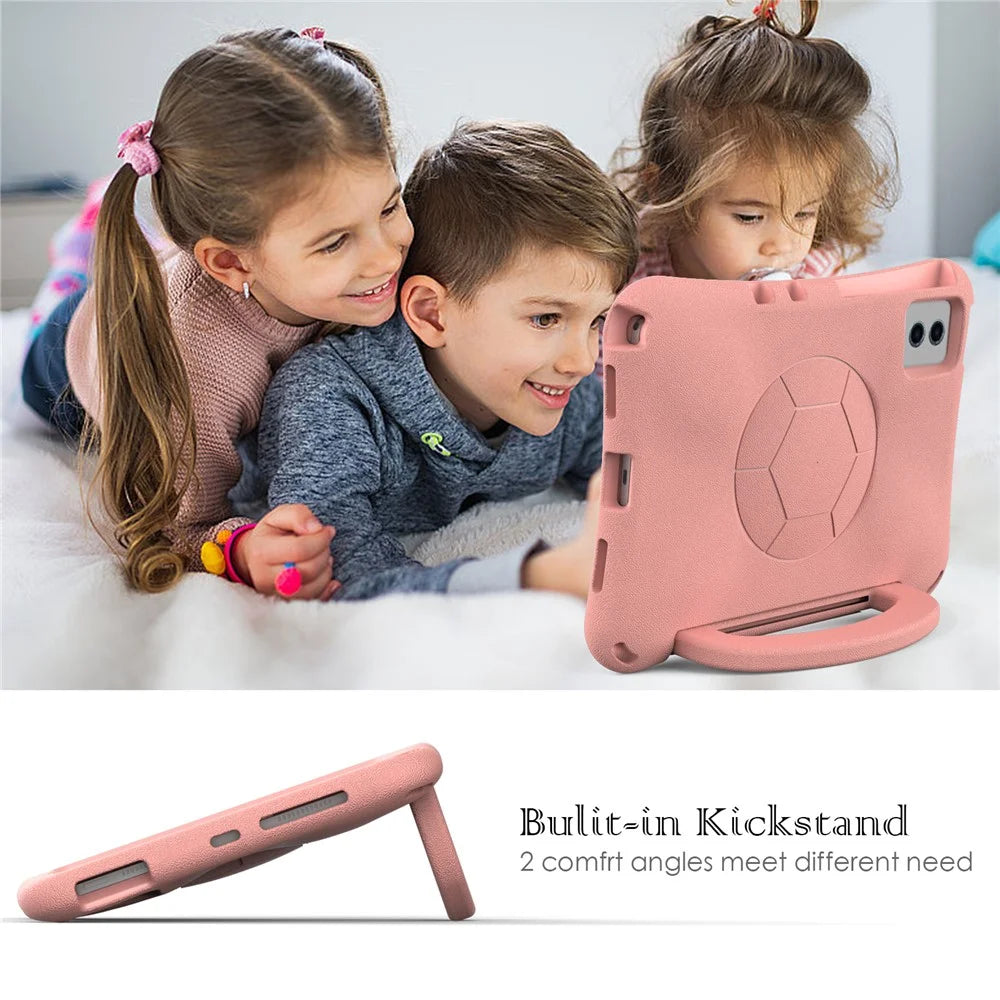 EVA Case for Samsung Galaxy Tab S11 / S7 / S8 / S9 / S10 FE / S9 FE / Redmi Pad 2 11 / Pad 5 / Pad 5 Pro / Lenovo Tab M11 / K11 Gen 2 / Idea Tab Tablet Cover - Light Pink - 5