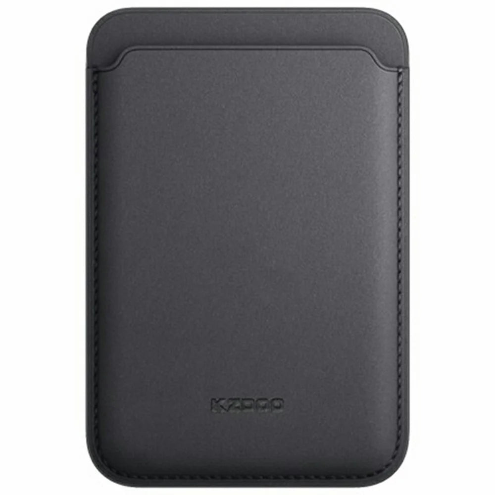 KZDOO Mag Elite Wallet Magnetic Card Holder Cell Phone Leather Wallet - Black - 1