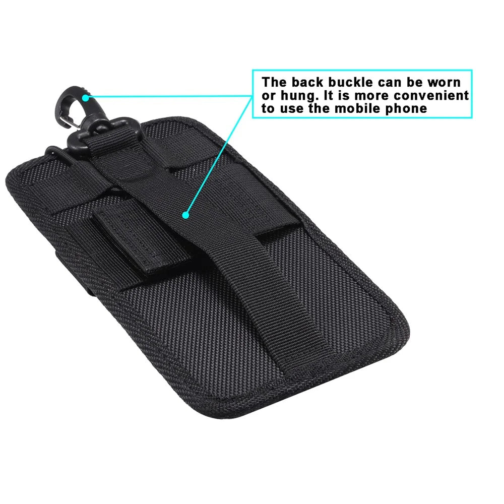 5.5 - 6.5 inch Waist Bag for iPhone Air / 11 Pro Max / Samsung Galaxy S26+ / S25+ / Honor 50 Universal Oxford Fabric Phone Pouch - 2