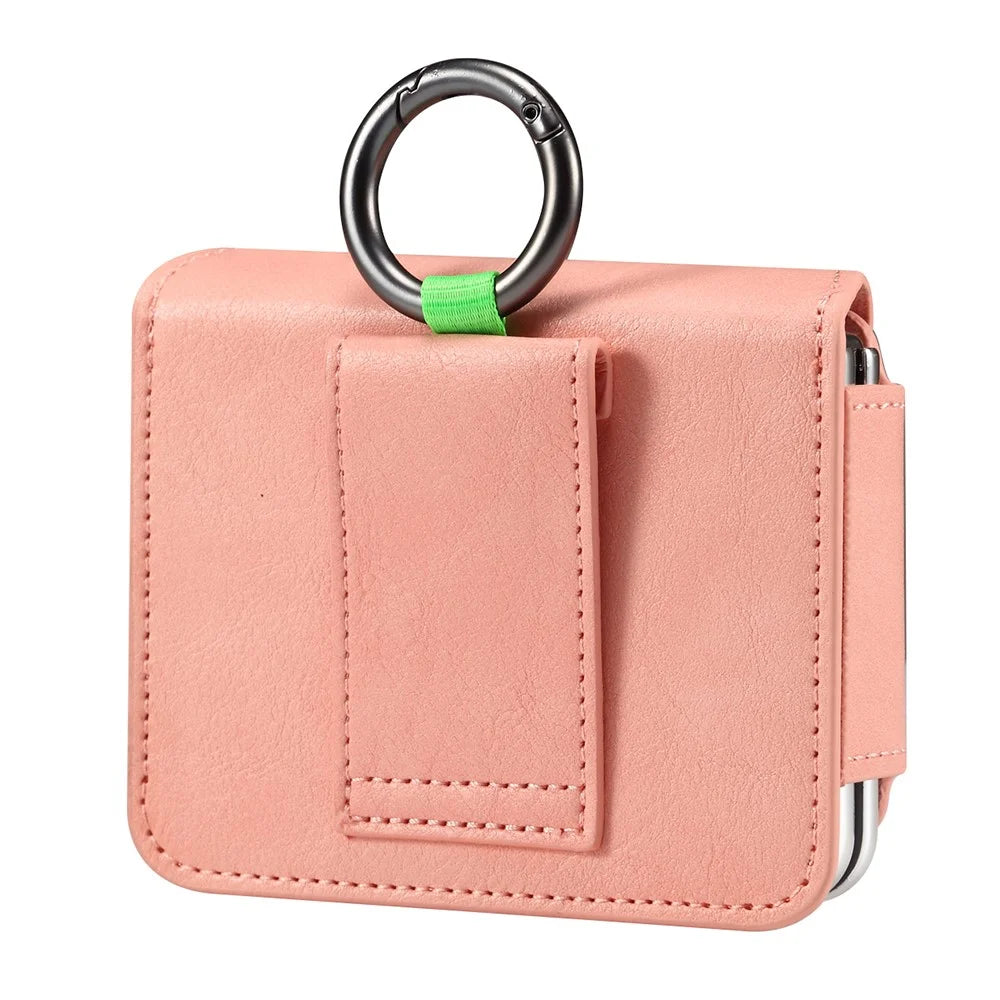 Foldable Smartphone Universal Phone Pouch For Huawei Pura X Phone Waist Belt Clip Holster - Pink - 2