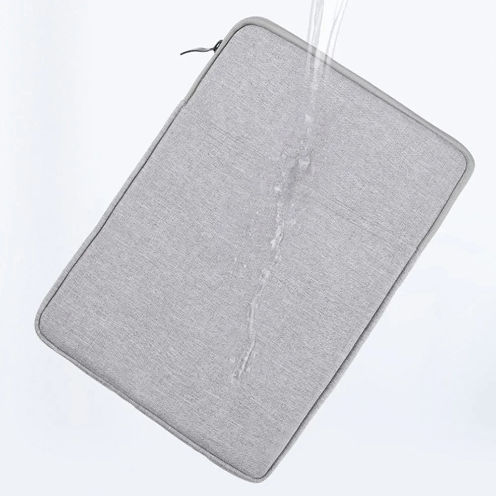 Waterproof Sleeve Bag for 10-inch Tablets Carrying Case Portable Anti-Scratch Bag with Pouch - Dark Grey - 2