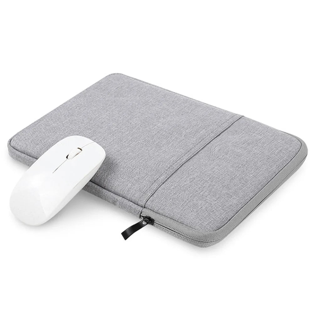 Waterproof Sleeve Bag for 10-inch Tablets Carrying Case Portable Anti-Scratch Bag with Pouch - Dark Grey - 3