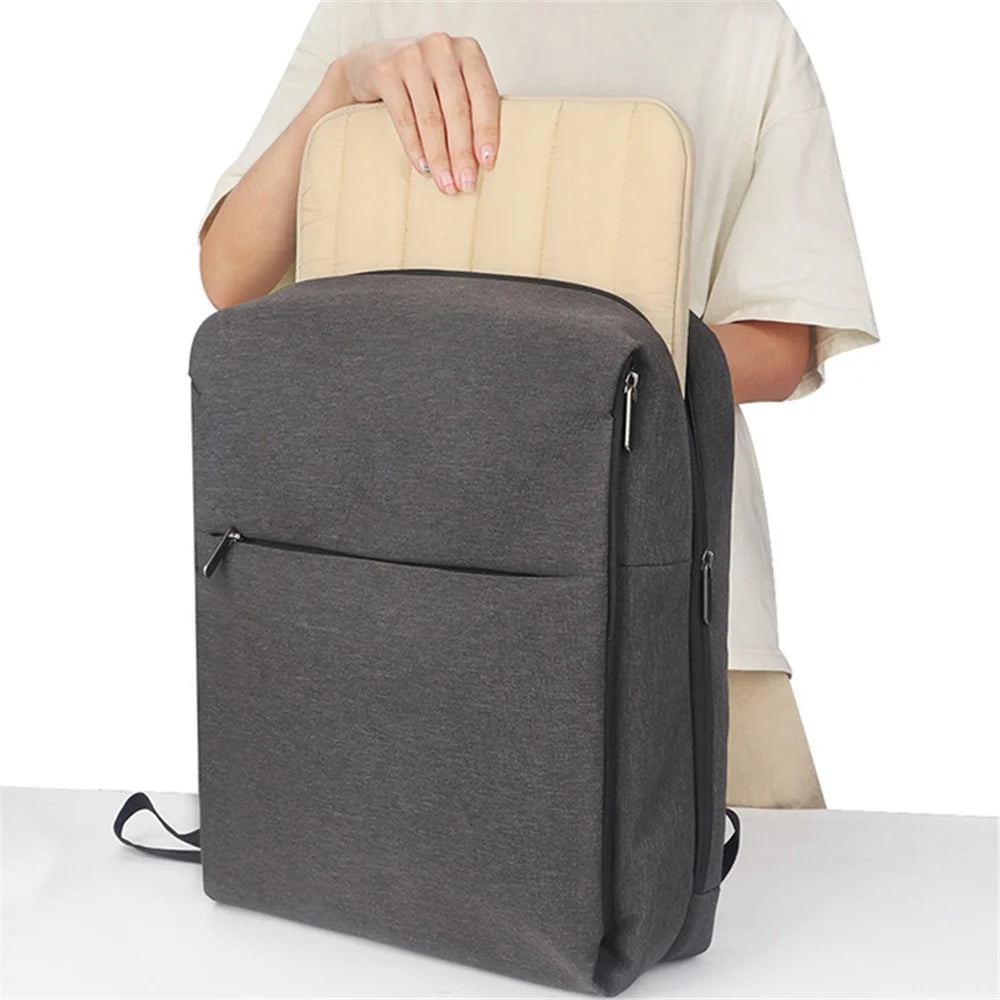 CL283 For 13-14 Inch Laptop Down Jacket Design Notebook Sleeve Portable Zipper Bag - Apricot - 5