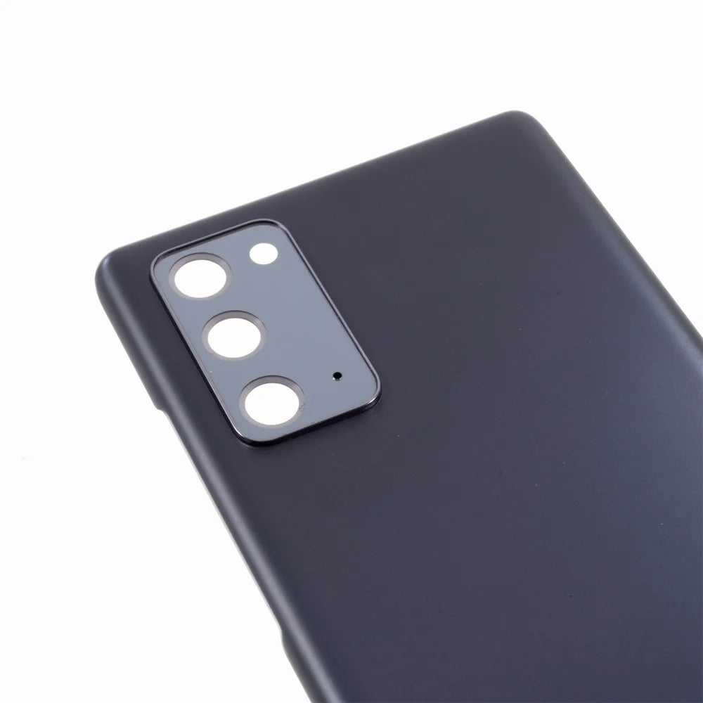 For Samsung Galaxy Note20 N980 N981 OEM Plastic Battery Housing with Adhesive Sticker + Camera Lens Ring Cover - Grey - 5