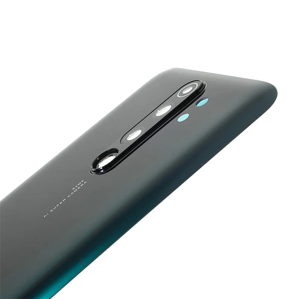For Xiaomi Redmi Note 8 Pro Battery Housing Back Cover with Camera Ring Lens Cover Replacement (without Logo) - Green - 7