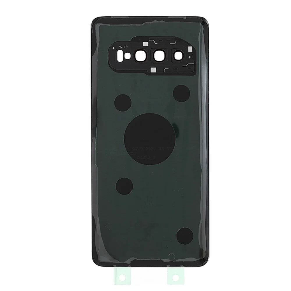 Back Battery Housing Cover with Camera Ring Lens Cover Replacement (without Logo) for Samsung Samsung Galaxy S10 - Black - 3