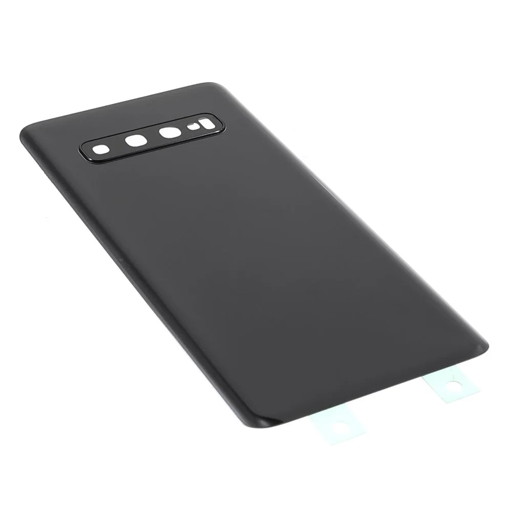 Back Battery Housing Cover with Camera Ring Lens Cover Replacement (without Logo) for Samsung Samsung Galaxy S10 - Black - 4