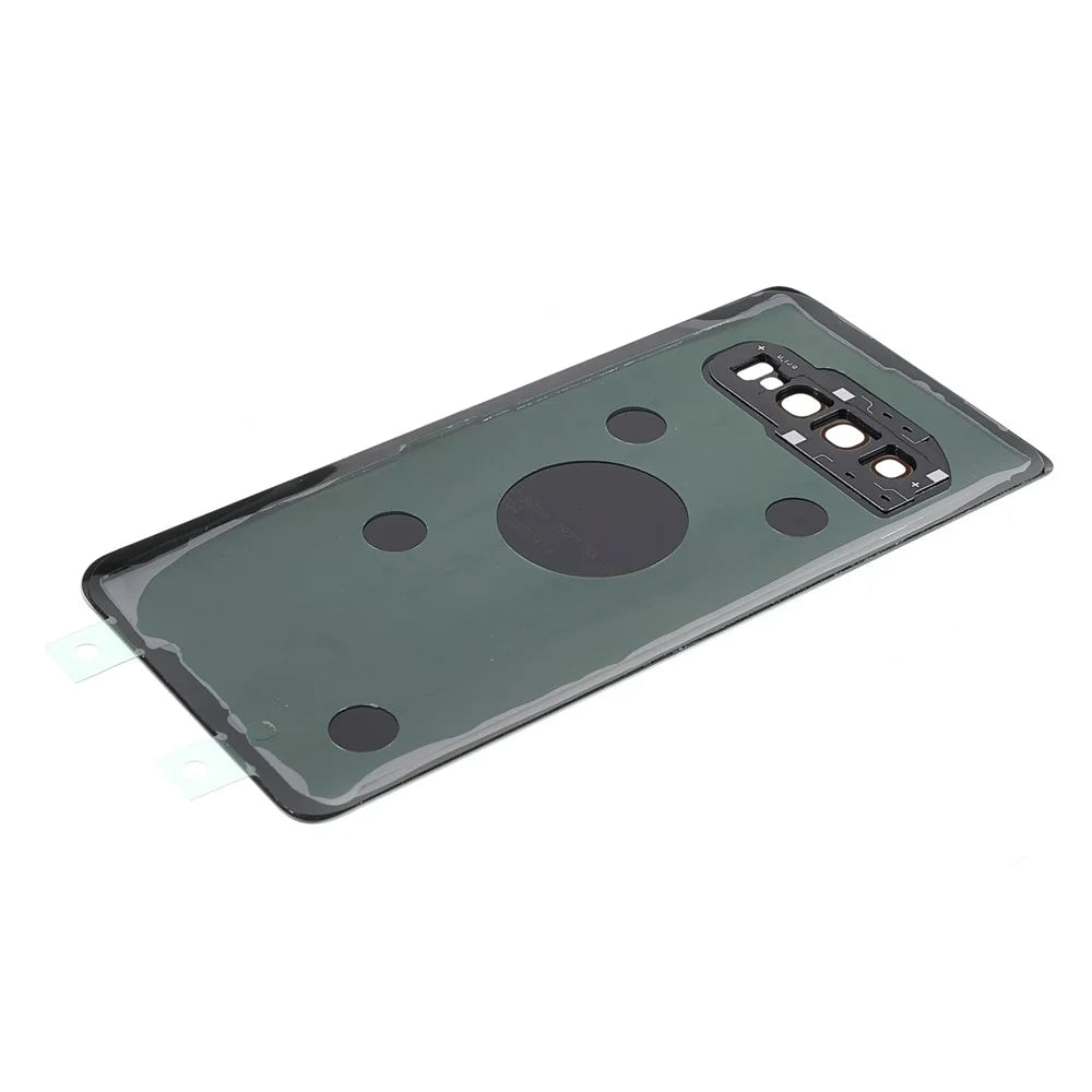 Back Battery Housing Cover with Camera Ring Lens Cover Replacement (without Logo) for Samsung Samsung Galaxy S10 - Black - 6