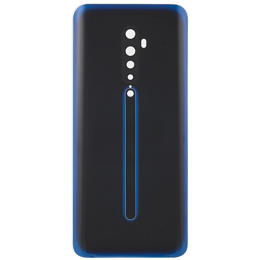 For Oppo Reno2 Phone Back Battery Housing Cover Replacement Parts (without Logo) - Black - 2