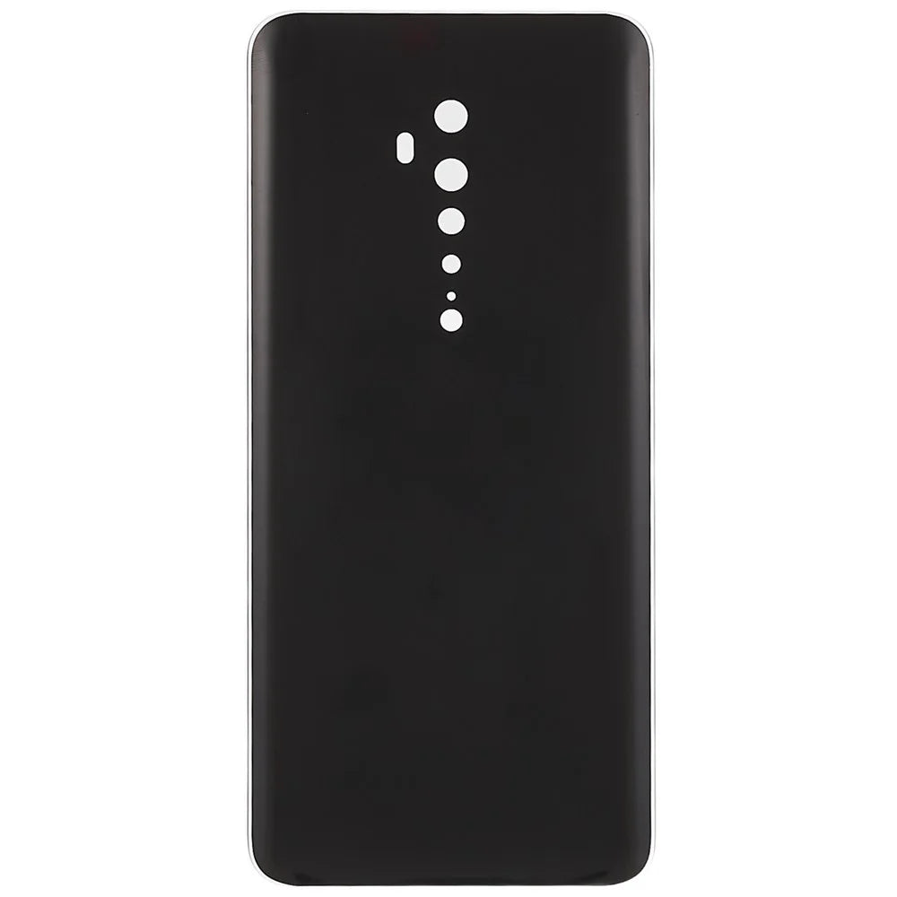For Oppo Reno2 Phone Back Battery Housing Cover Replacement Parts (without Logo) - Black - 4