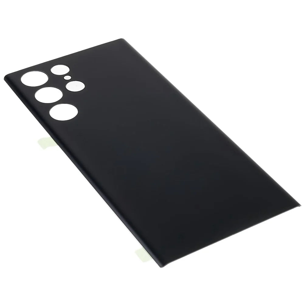 For Samsung Galaxy S22 Ultra 5G S908 Battery Housing Cover with Adhesive Sticker Replacement Parts - Black - 5