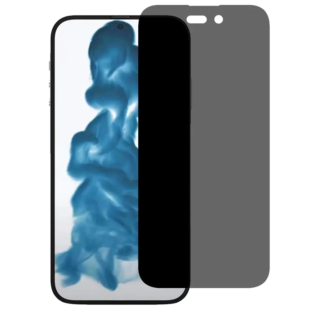 For iPhone 14 Pro Max 6.7 inch Anti-spy Anti-explosion Tempered Glass Full Glue Scratch-resistant HD Full Screen Covering Protector Film - 1