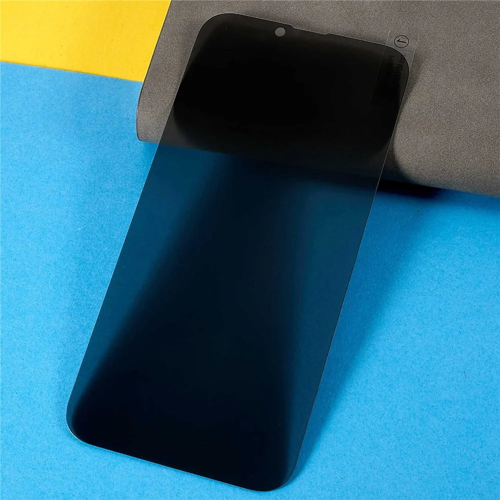For iPhone 14 6.1 inch Anti-spy Tempered Glass Full Glue Explosion-proof Smooth Touch Full Screen Covering Protector Film - 3