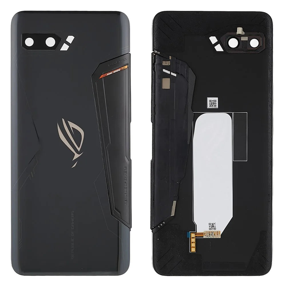 For Asus ROG Phone II ZS660KL OEM Battery Door Cover Replacement Part - Black - 1