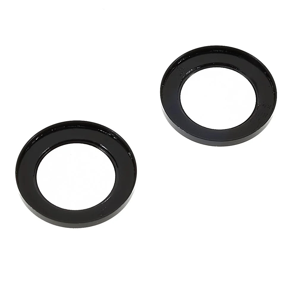2Pcs / Set Phone Rear Camera Lens Protector for iPhone 14 6.1 inch / 14 Plus 6.7 inch, Anti-scratch High Transmittance Tempered Glass Lens Protection Film - Black - 4