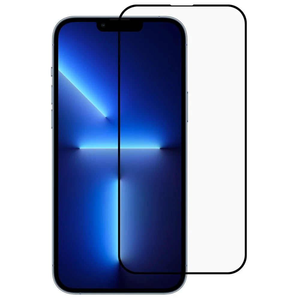 For iPhone 14 Pro Max 6.7 inch Tempered Glass Screen Protector Explosion-Proof 20D Silk Printing Full Screen Film - 1