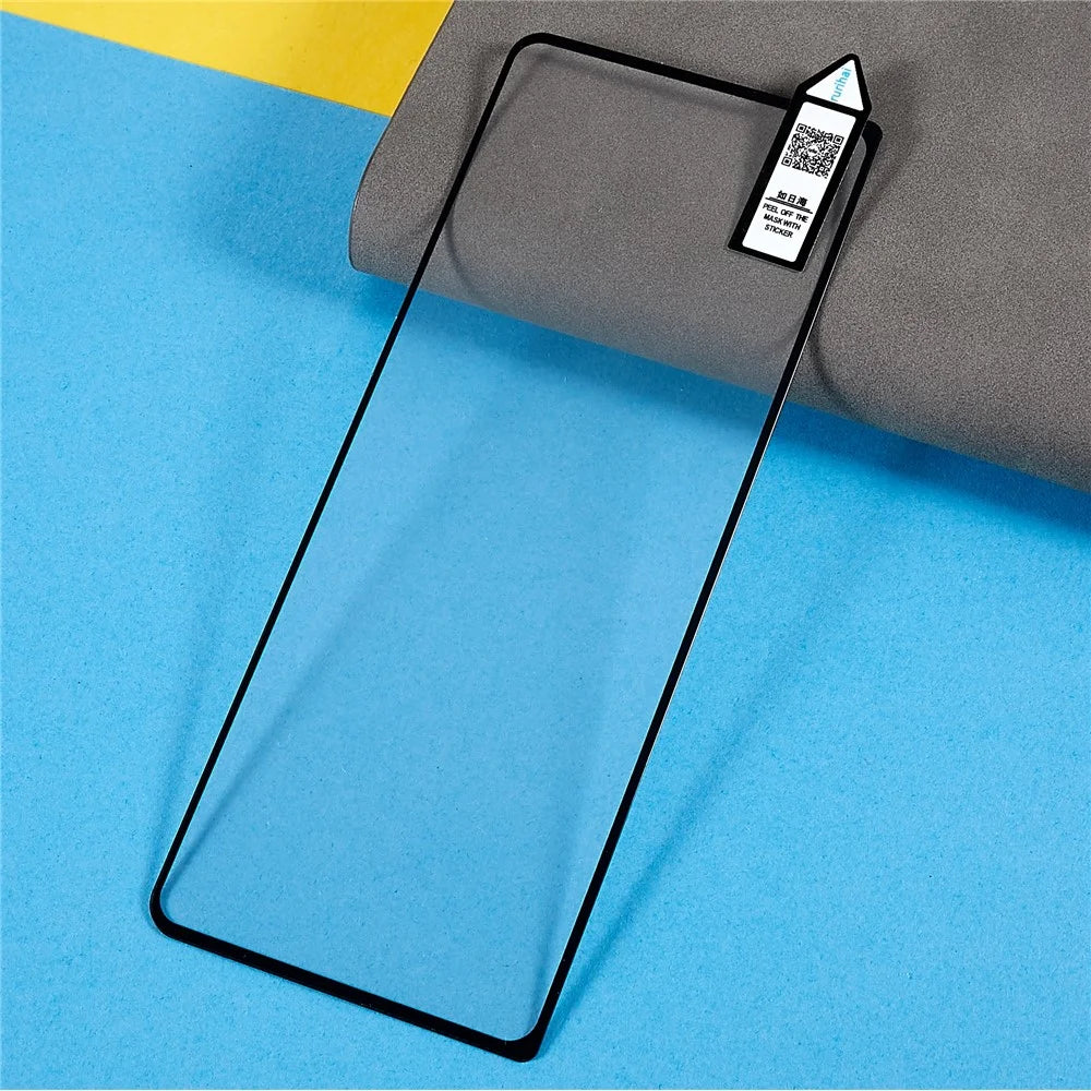 RURIHAI for Samsung Galaxy Z Fold4 5G Secondary Hardening Aluminum-silicon Glass Film, Full Coverage 9H 2.5D HD Full Glue Screen Protector - 6