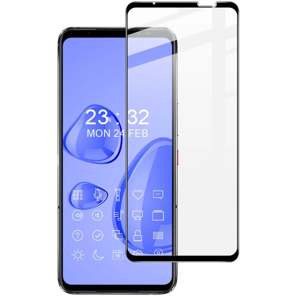 IMAK Pro+ Series for Asus ROG Phone 6 5G / 6 Pro 5G / 7 5G / 7 Pro / 7 Ultimate Tempered Glass Film Full Coverage Smooth Touch Clear Full Glue Phone Screen Protector - 1