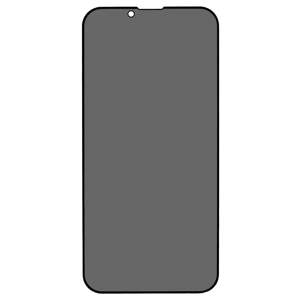 For iPhone 14 6.1 inch Full Covering High Aluminium-silicon Glass Film Anti-peep Privacy Protection Anti-wear Full Glue Silk Printing Tempered Glass Screen Protector - 2