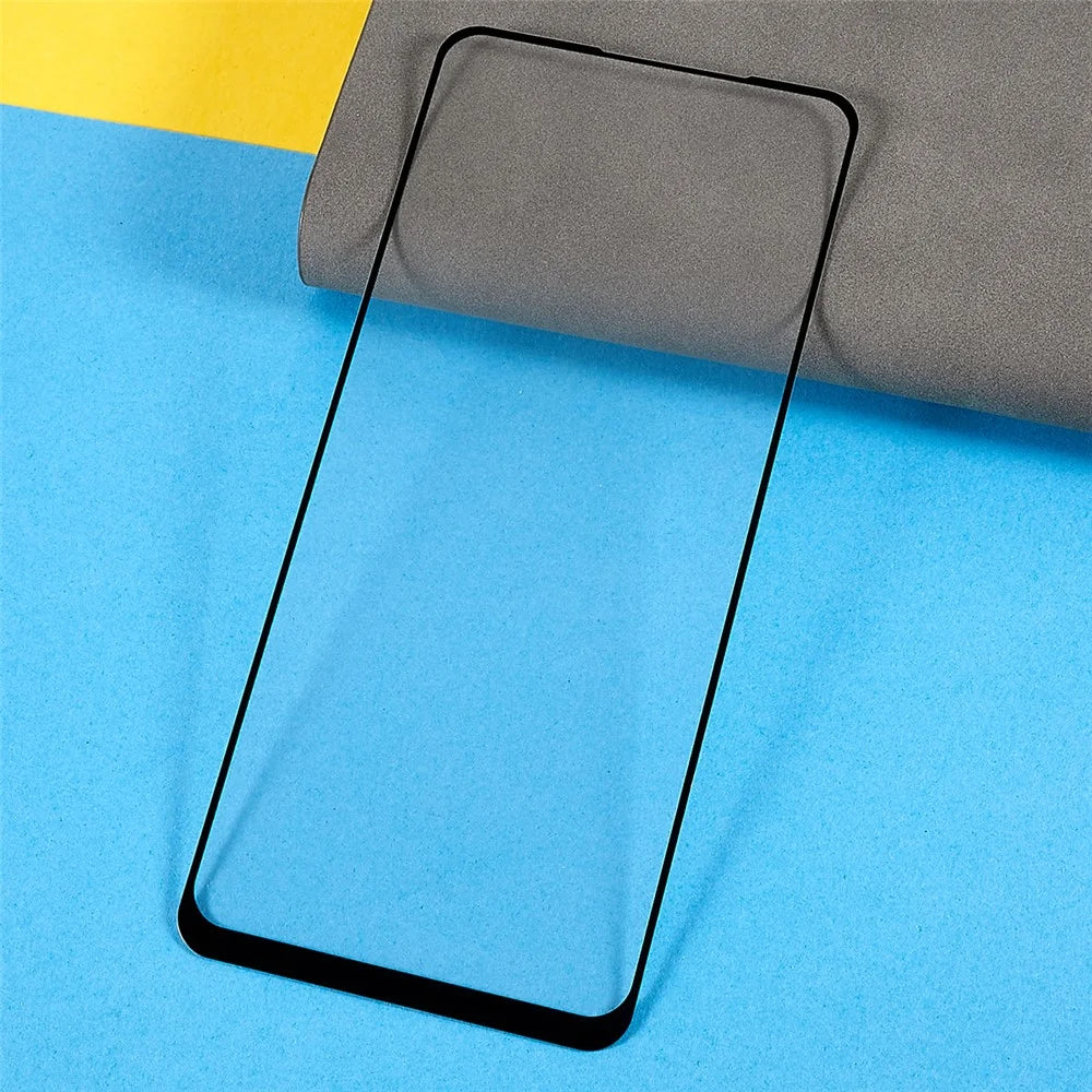 9D Tempered Glass Film for Oppo Reno8 Lite 5G, High Transparency Silk Printing Side Glue Full Screen 9H Anti-Abrasion Screen Protector - 4