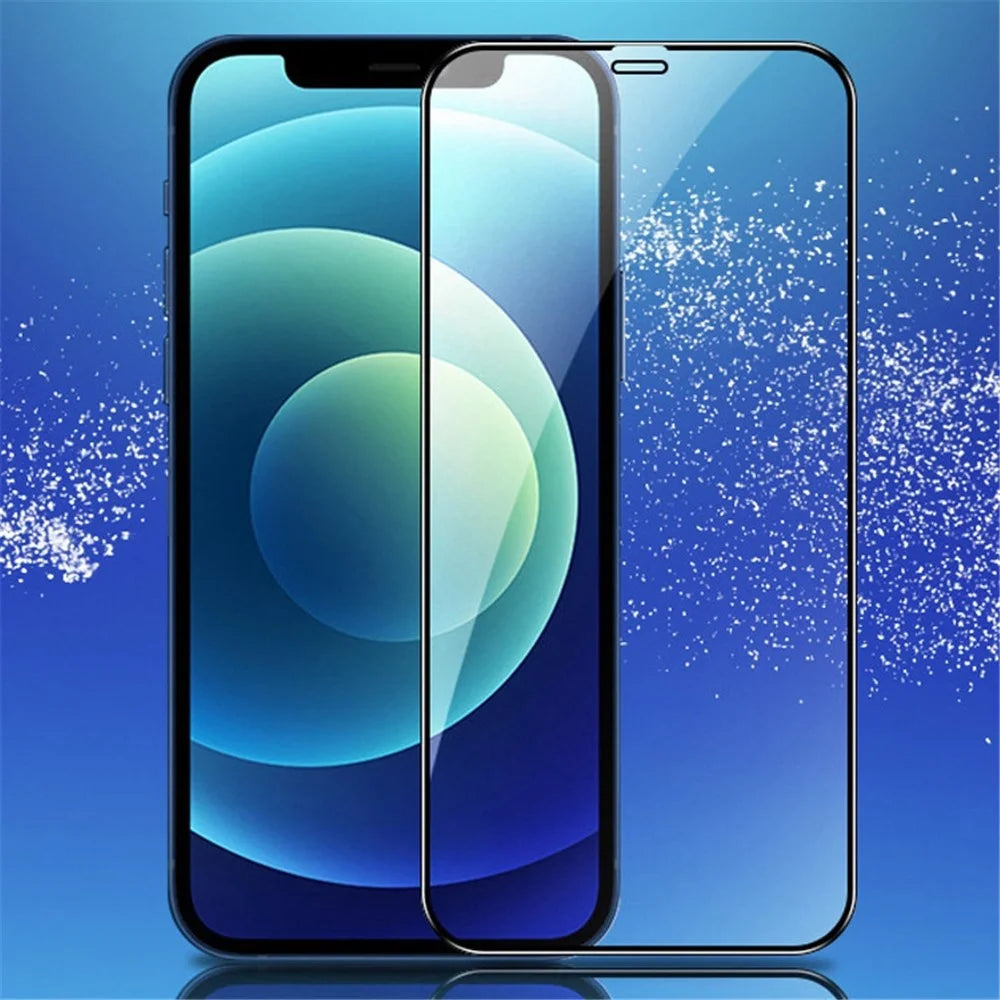 For iPhone 14 Plus Super Clear Smooth Phone Screen Film Anti-fingerprint Full Covering Anti-explosion High Aluminium-silicon Glass Screen Protector - 6