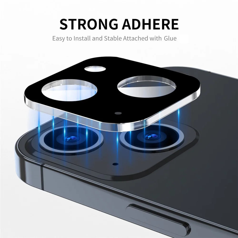 ENKAY HAT PRINCE For iPhone 13 6.1 inch / 13 mini 5.4 inch Camera Lens Tempered Glass Film Full Cover Silk Printing Lens Protector - 3