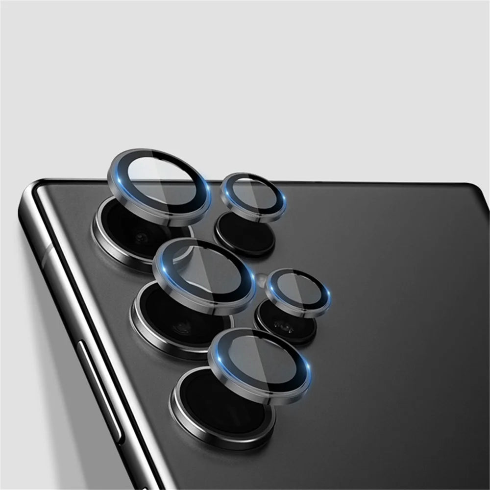 X-LEVEL AR-Spotlight Series For Samsung Galaxy S24 Ultra Tempered Glass Lens Protector Camera Lens Film - Black - 5