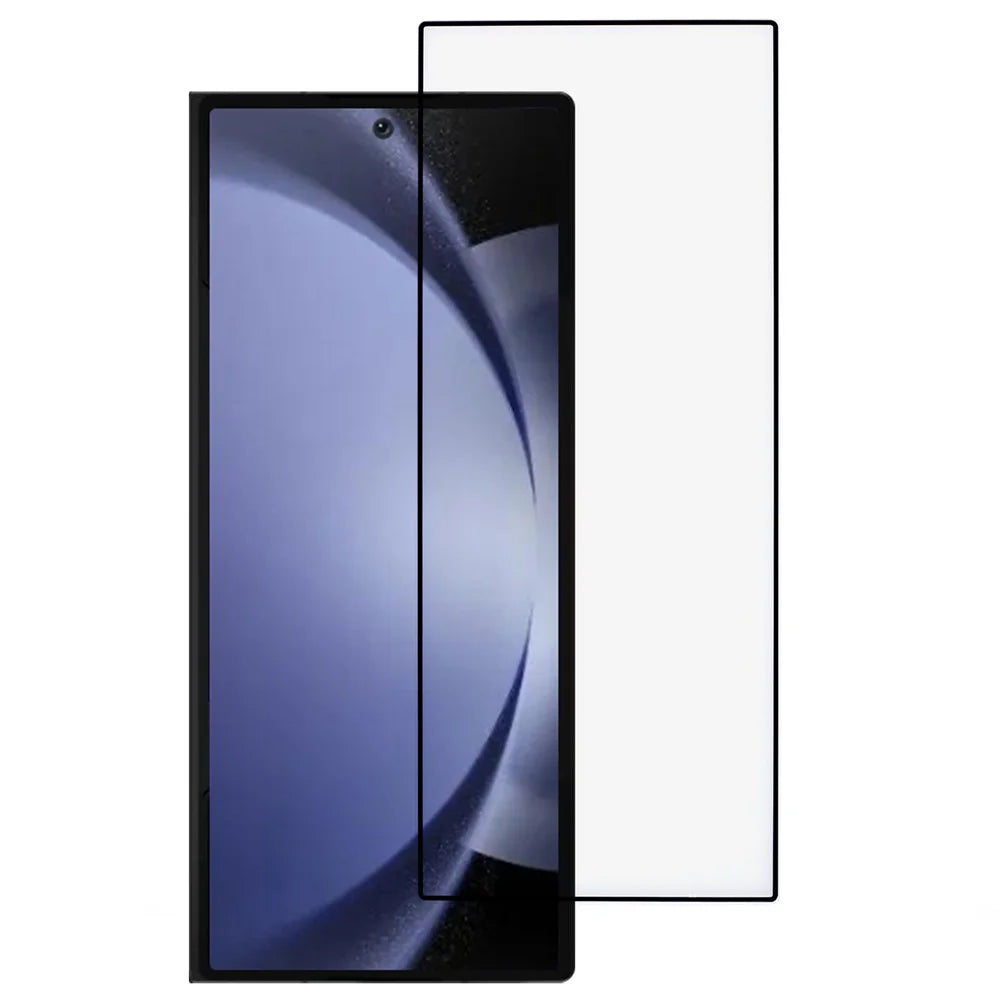 For Samsung Galaxy Z Fold6 5G Screen Protector Silk Printing Tempered Glass Full Glue Film (Outer Screen) - 1