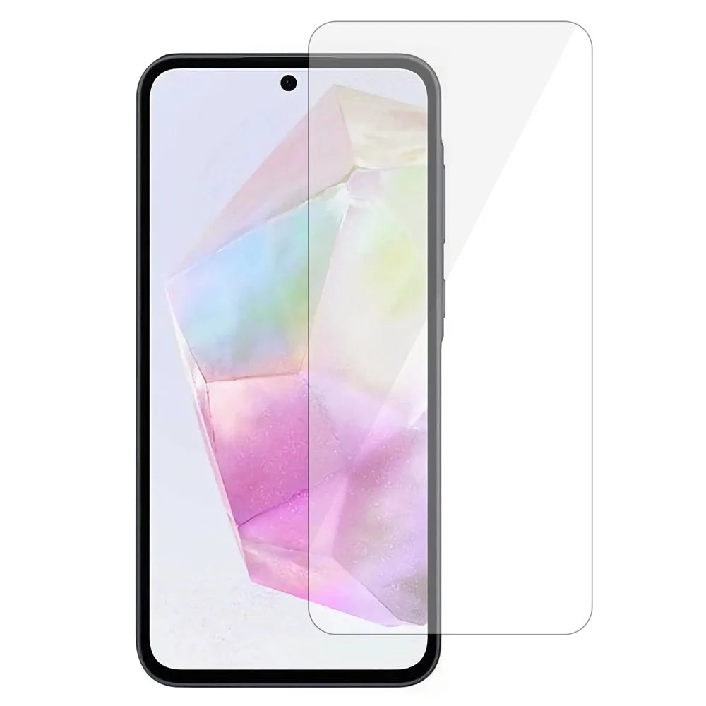 For Samsung Galaxy M35 5G Screen Protector 0.3mm Tempered Glass Film Arc Edge - 1