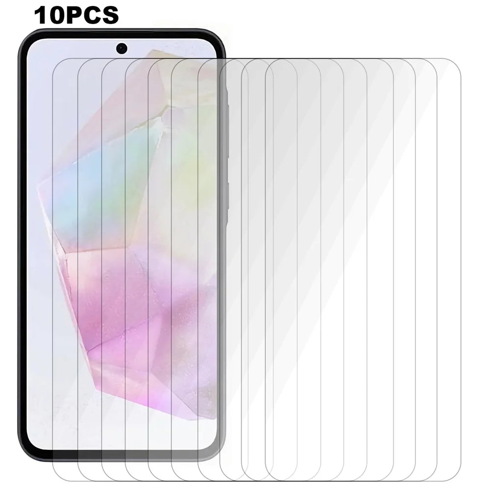 10PCS For Samsung Galaxy M35 5G Screen Protector Anti-Explosion Tempered Glass Clear Film - 1