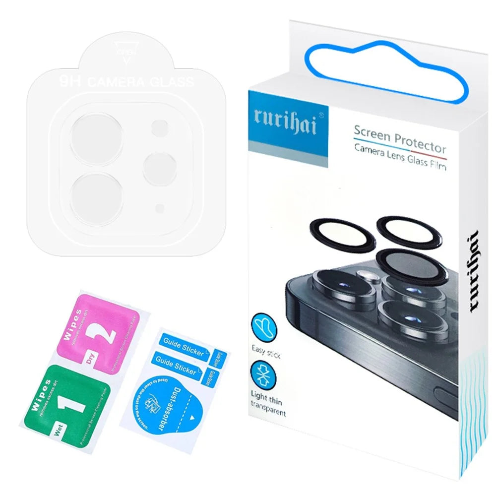 RURIHAI For iPad Pro 13 (2024) 3D Camera Lens Protector High Aluminum-Silicon Glass Rear Lens Film - 4