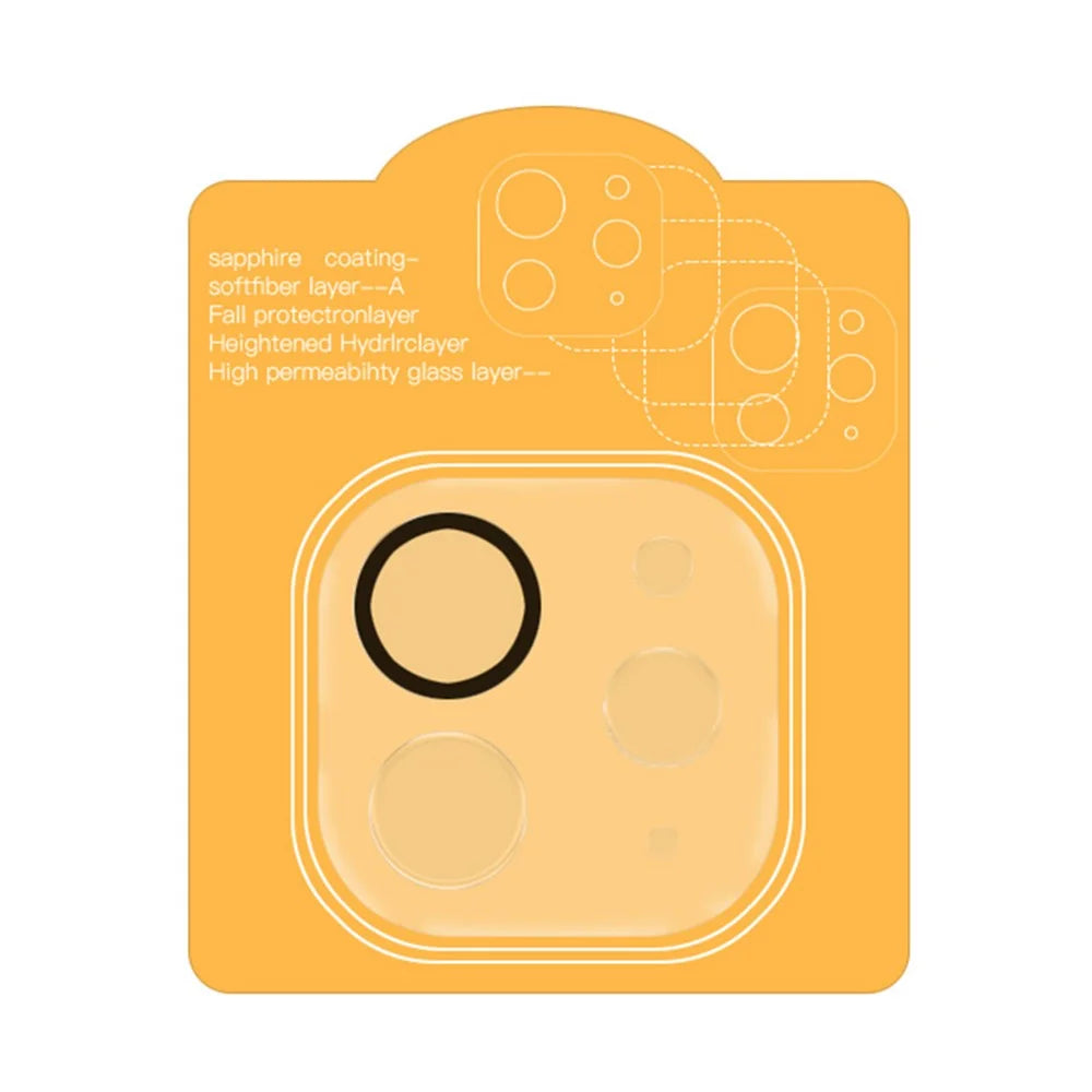 RURIHAI For iPad Pro 13 (2024) Camera Lens Protector 3D Silk Printing High Aluminum-Silicon Glass Lens Film - 3