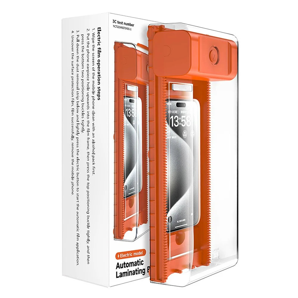2Pcs For iPhone 14 Pro Privacy Screen Protector Tempered Glass with Electric Alignment Tool - 5