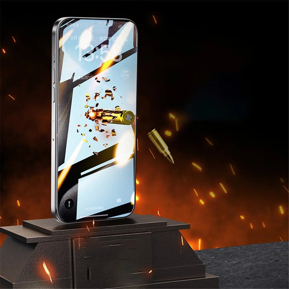 For iPhone 12 Tempered Glass Screen Protector Crystal Clear Screen Film (Work with Electric Screen Protector Applicator) - 4