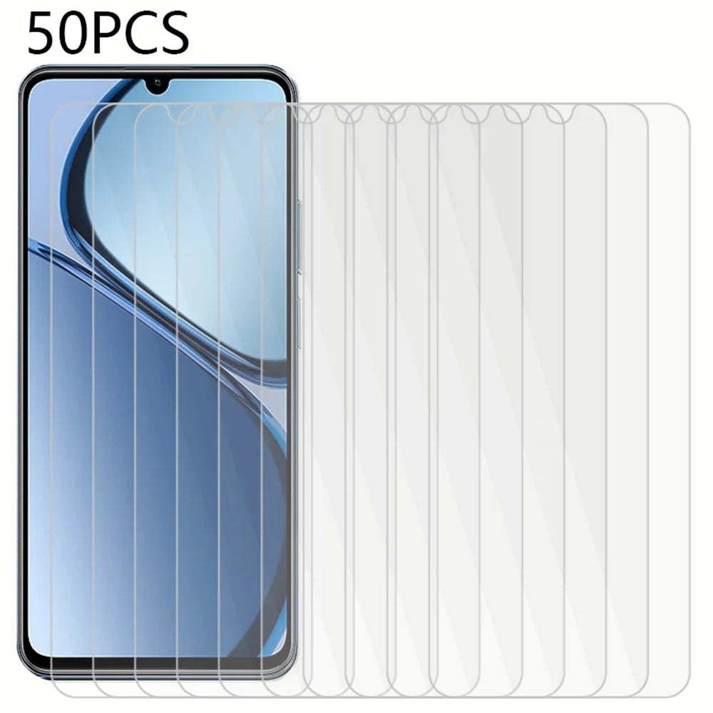 50PCS For Realme Note 60x 4G / C63 4G / C61 4G Screen Protector 0.3mm HD 2.5D Tempered Glass Film - 1