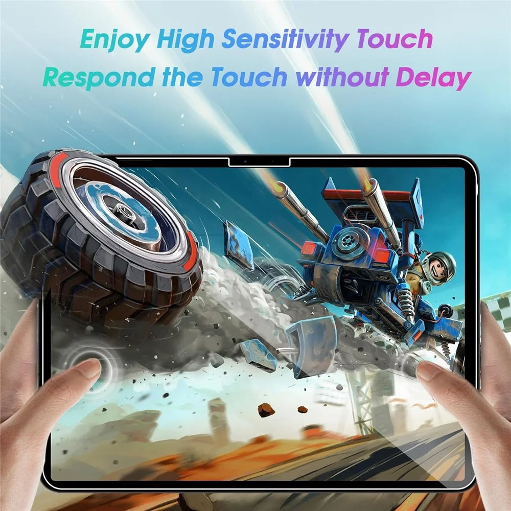 2Pcs For iPad Pro 11 (2025) / 11 (2024) Screen Protector Tempered Glass Film 2.5D Arc Edge - 2