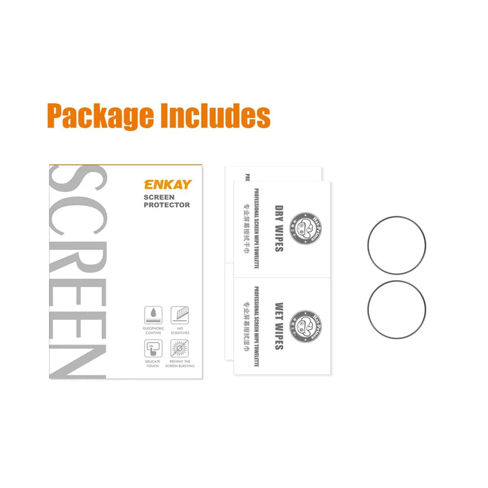 ENKAY HAT PRINCE 2Pcs / Set Screen Protector for Samsung Galaxy Watch 5 Pro 45mm 3D Curved Soft PC Edge + PMMA Full Cover Ultra Clear Film - 6