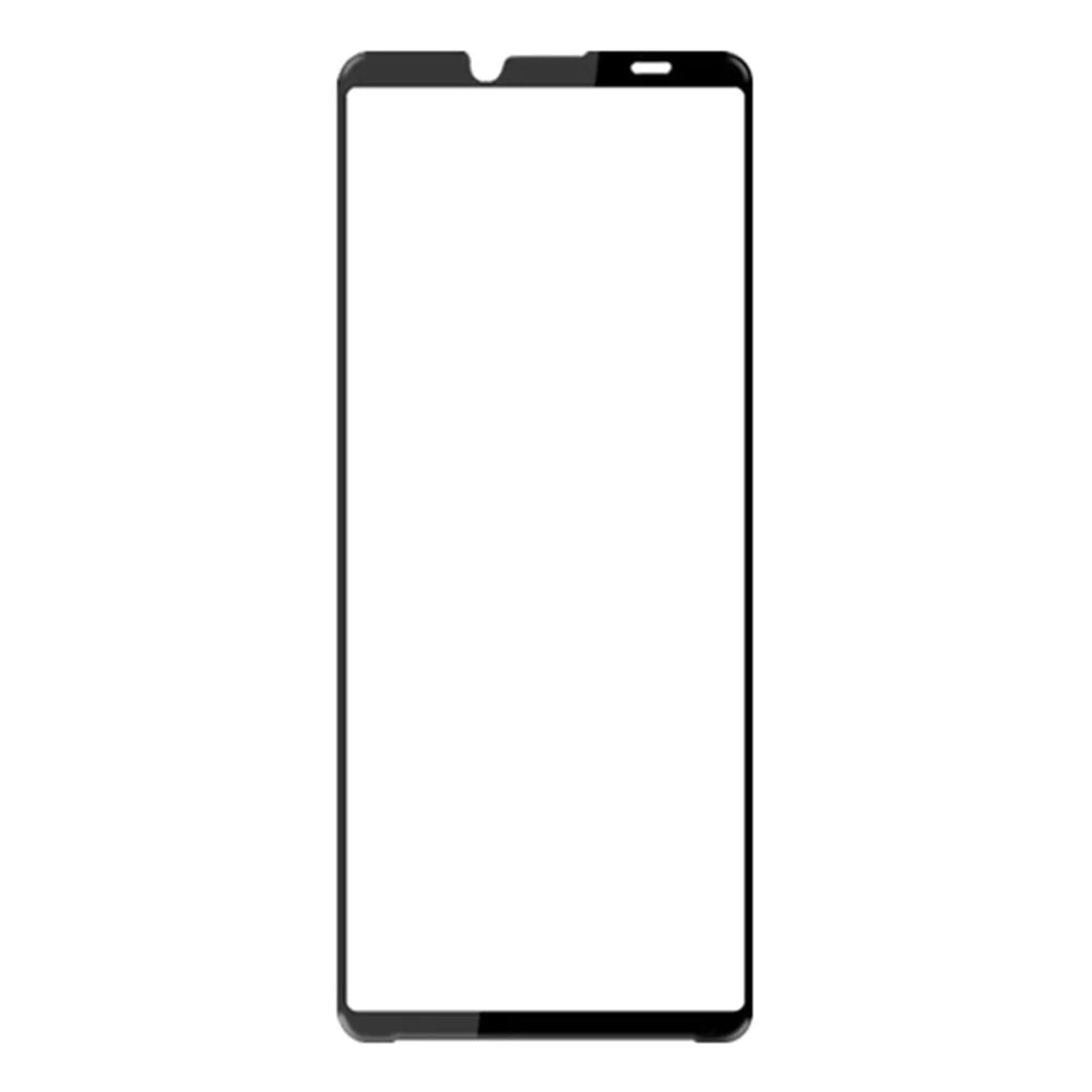 AMORUS For Sony Xperia 10 VI Tempered Glass Screen Protector Full Glue Silk Printing Edge, Black - 2