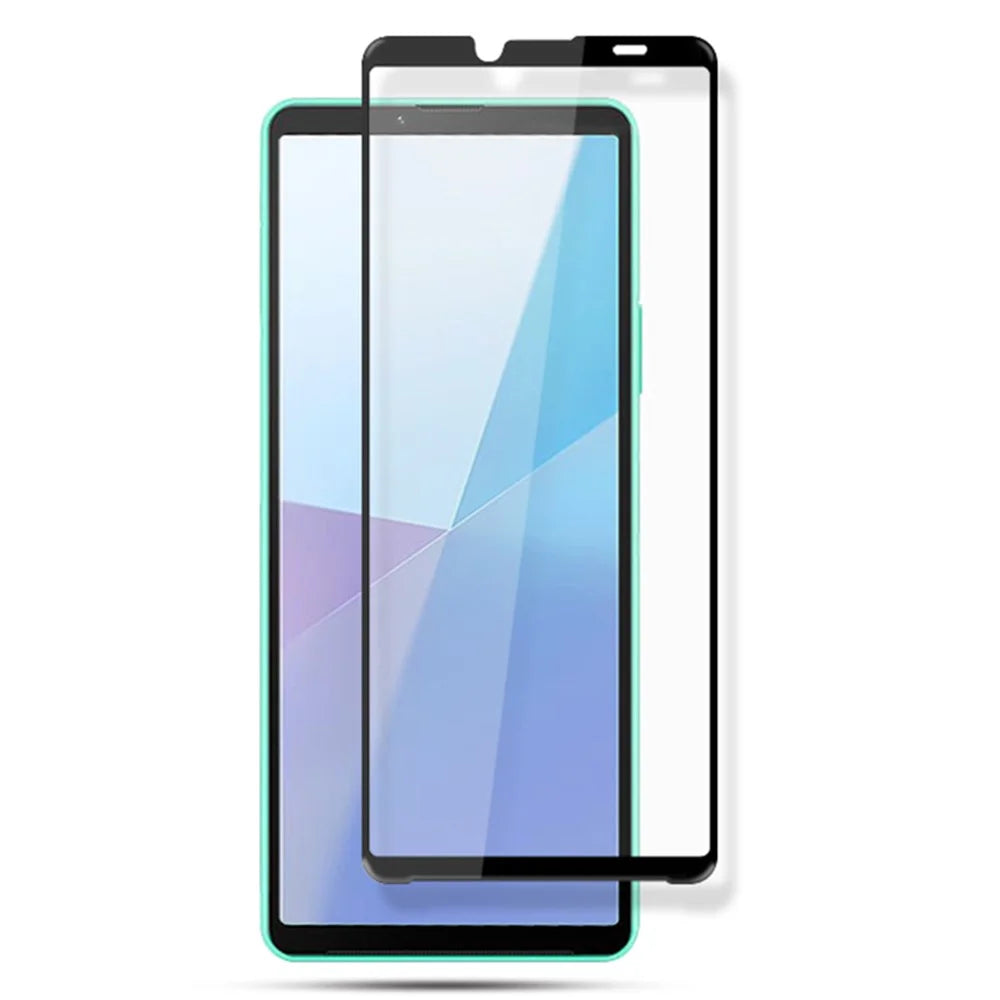 MOCOLO For Sony Xperia 10 VI Screen Protector HD Clarity Black Edges Tempered Glass Film - Black - 1