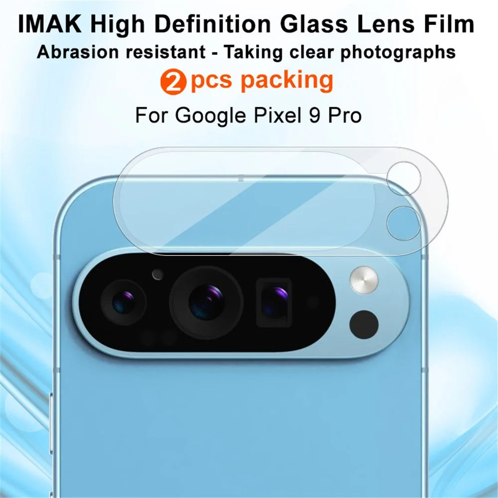 IMAK 2Pcs / Set for Google Pixel 9 Pro Camera Lens Protector Tempered Glass Rear Lens Film - 2