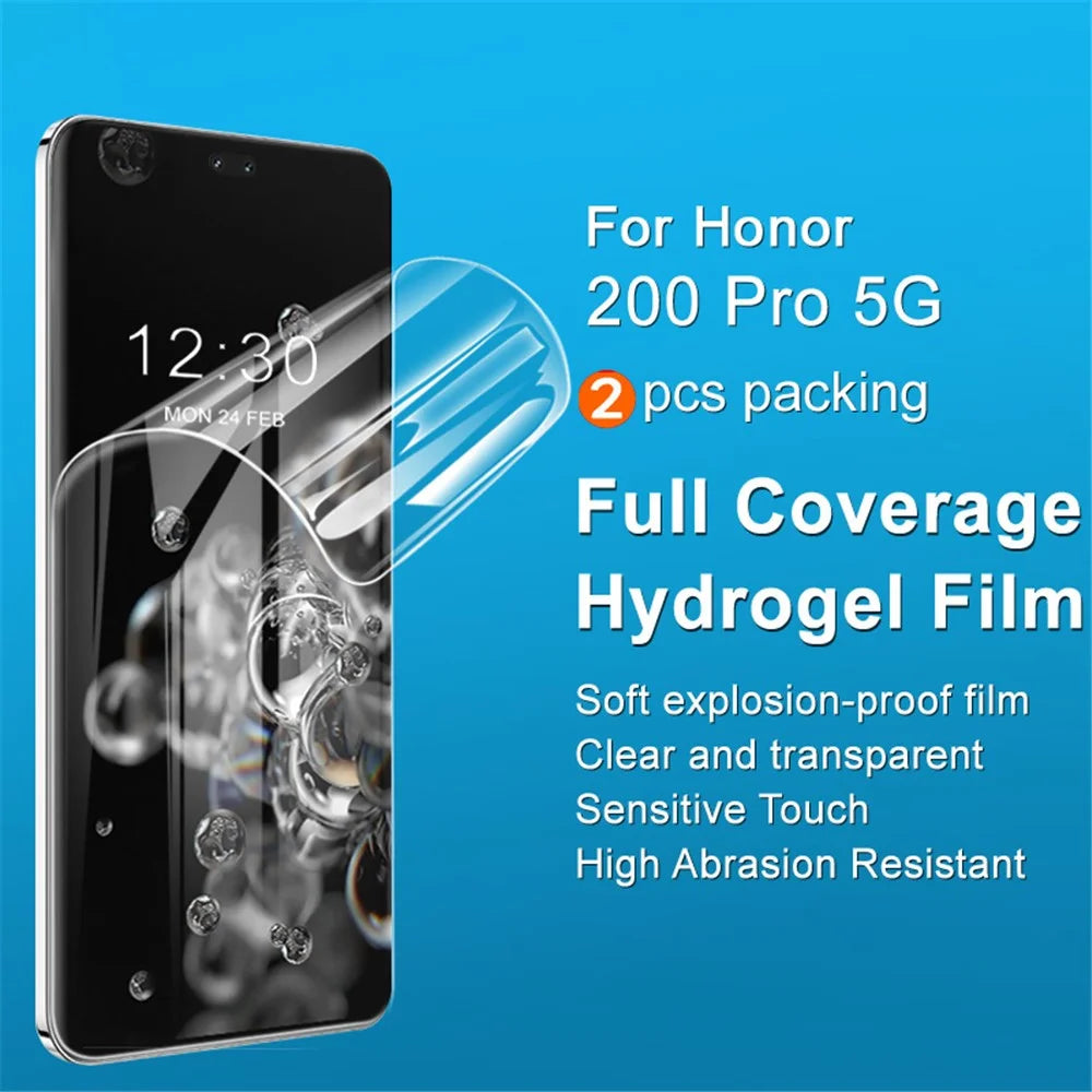 IMAK 2Pcs  /  Set Hydrogel Film III For Honor 200 Pro 5G TPU Screen Protector High Definition - 2
