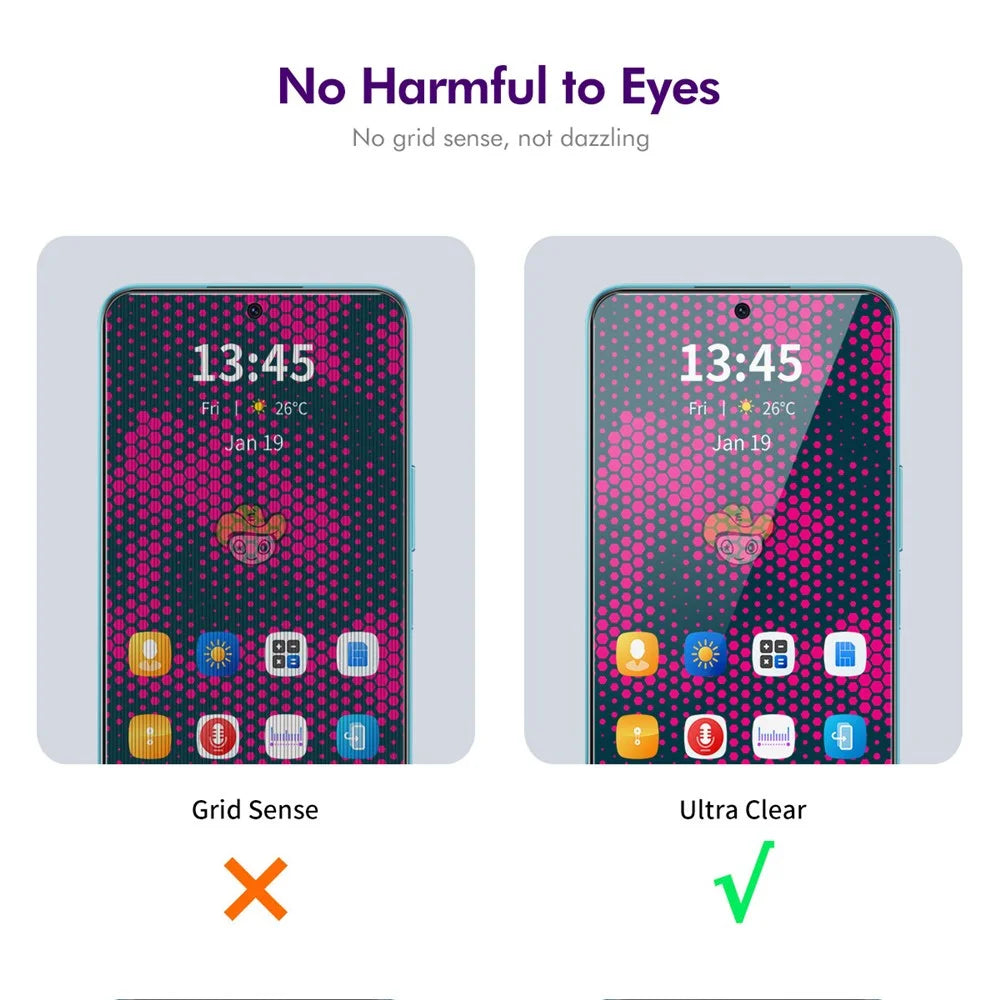 ENKAY HAT PRINCE 2Pcs For Honor 90 GT 5G Anti-Spy Screen Protector High Aluminium-Silicon Glass Film - 5
