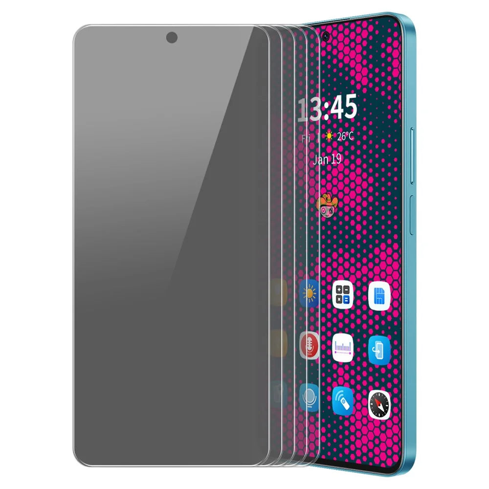 ENKAY HAT PRINCE 5Pcs For Samsung Galaxy M55 5G / F55 5G Anti-Peep Screen Protector Anti-Glare HD Clear - 1