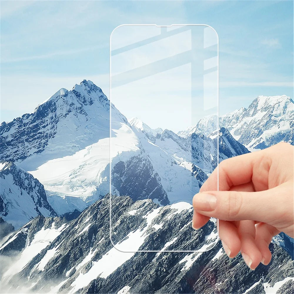 MOCOLO 50Pcs For iPhone 15 Screen Protector Tempered Glass Clear Film Not Full Coverage - 5